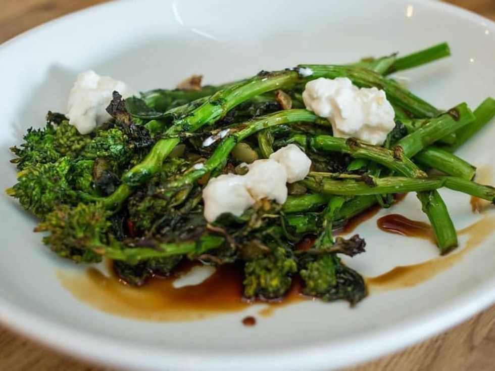 Unit D Pizzeria broccoli rabe dish 2015