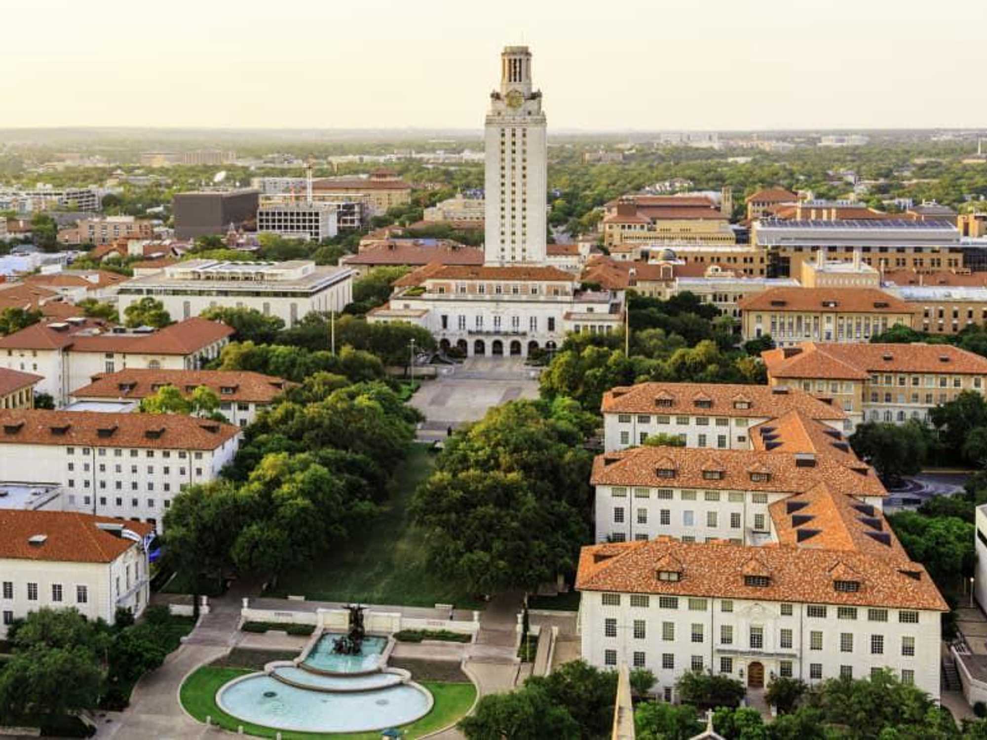 University of Texas at Austin aerial