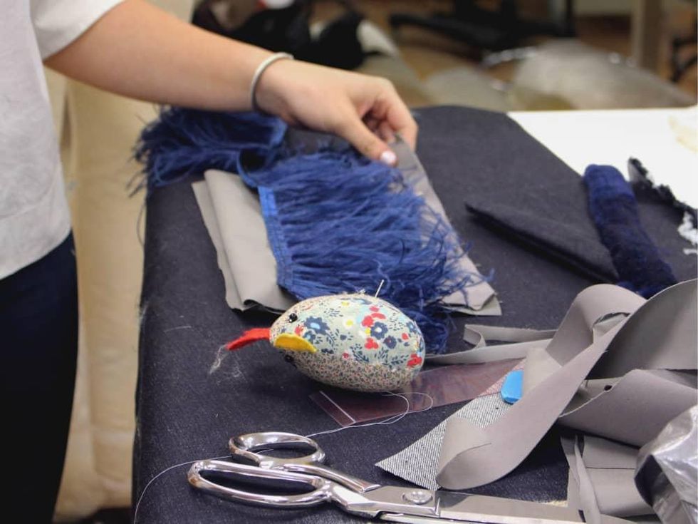 University of Texas fashion show Elements preview class April 2016 denim Clare Moore