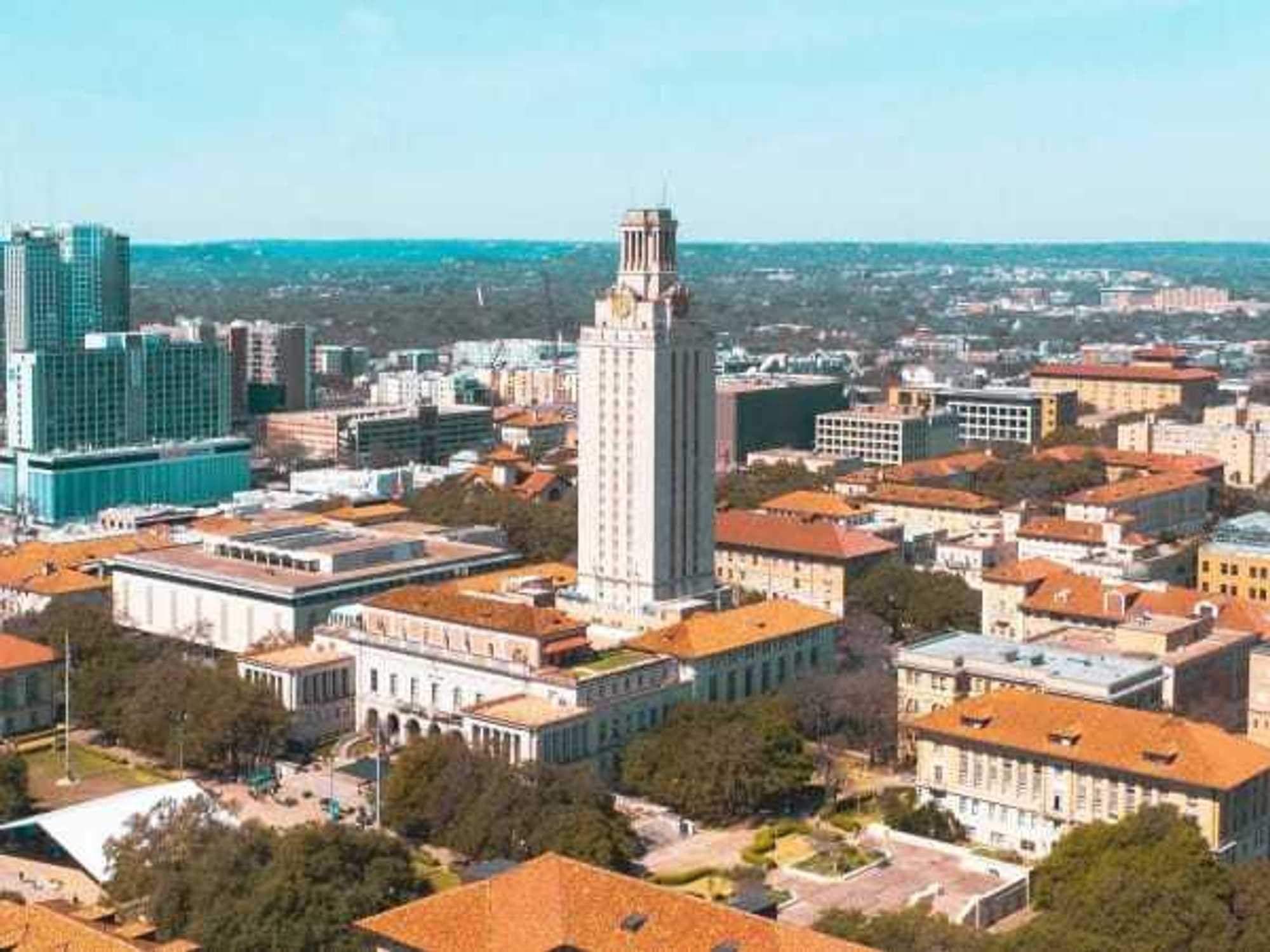 UT Austin aerial
