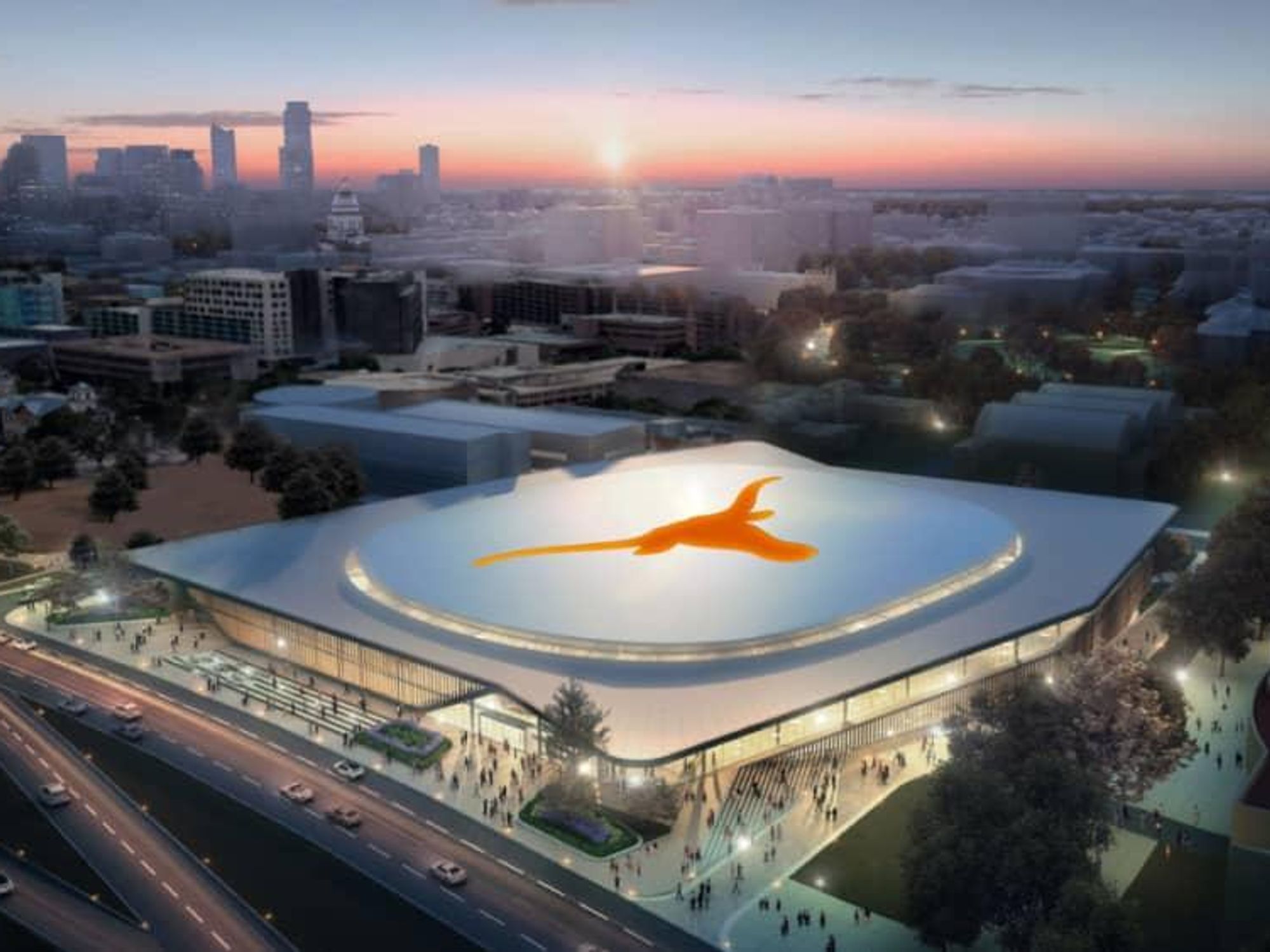 UT basketball arena university of texas rendering