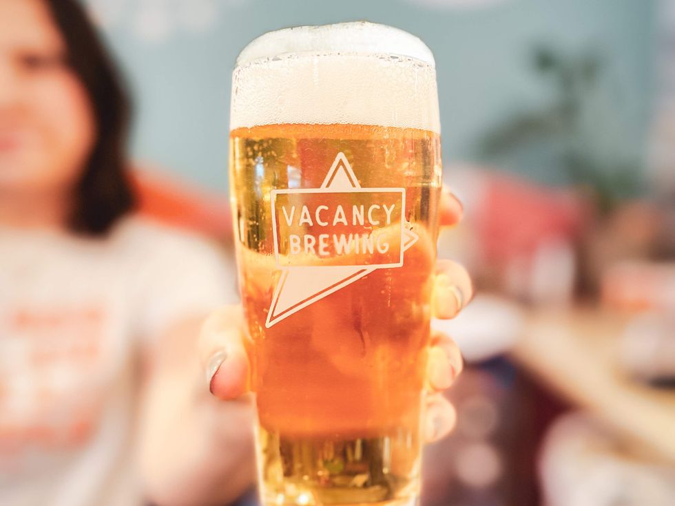 Vacancy Brewing beer in glass