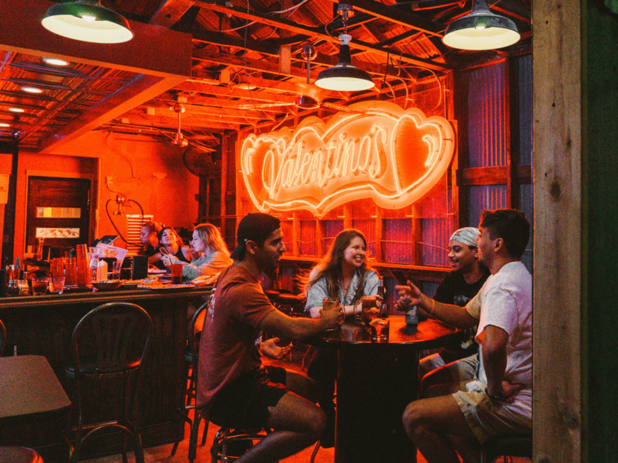 Valentino's interior in San Marcos