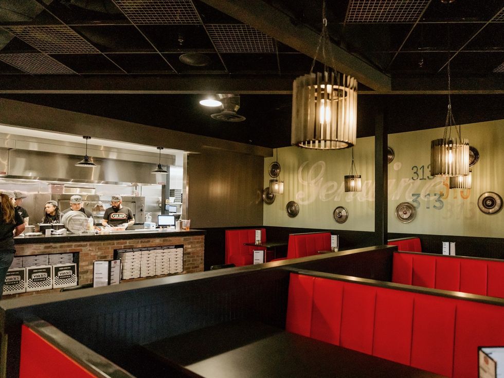 Via 313 restaurant interior