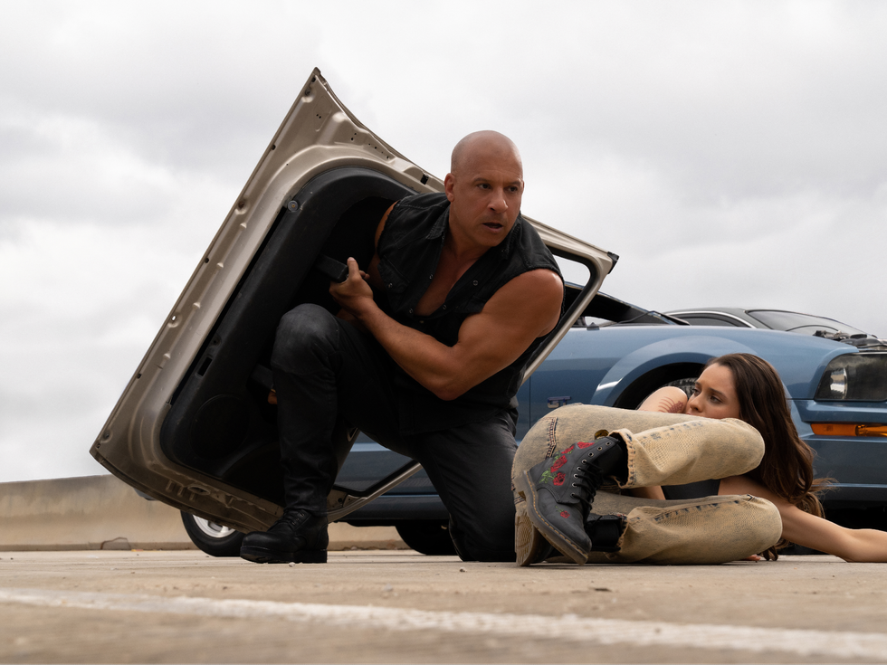 Vin Diesel and Daniela Melchior in Fast X