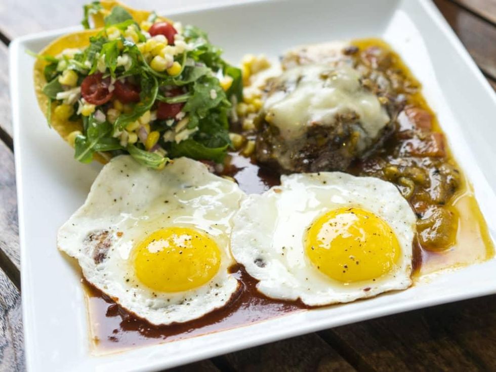 Vinaigrette Austin restaurant brunch steak and eggs