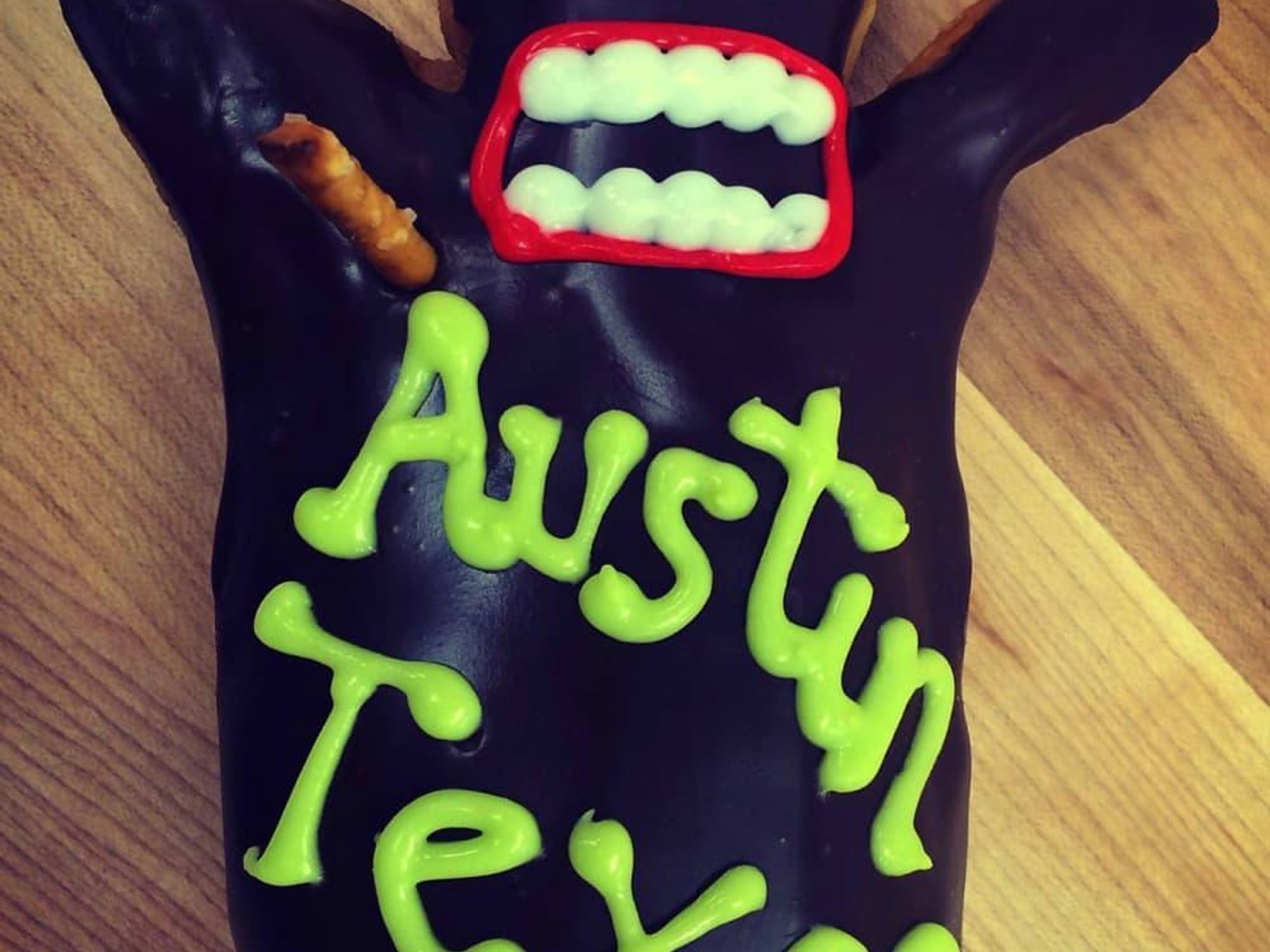 Voodoo Douhnut Austin doll donut 2015