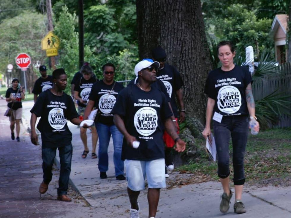 Voting rights activists in All In: The Fight for Democracy