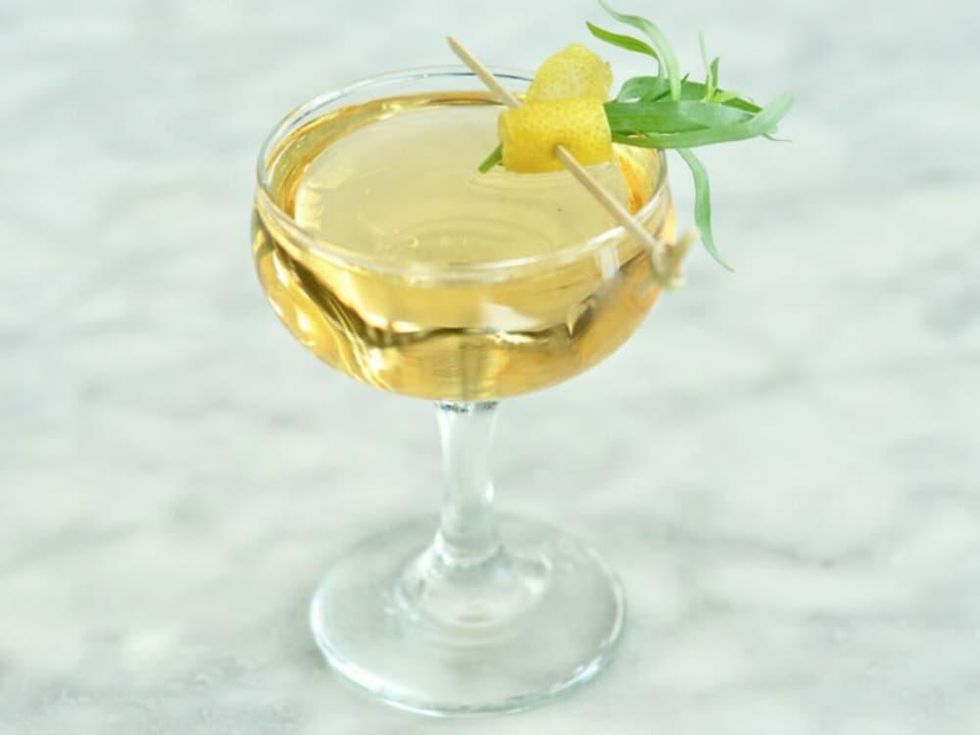 Vox Table restaurant austin fall 2016 cocktail Daddy Said Shoot