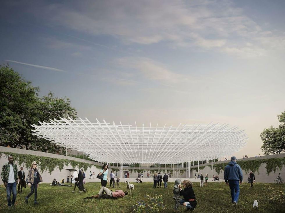 Waller Creek Plans Pavillion