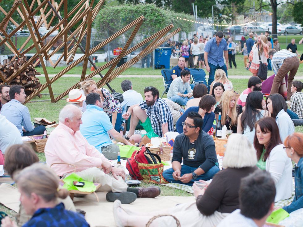 Waller Creek pop-up picnic