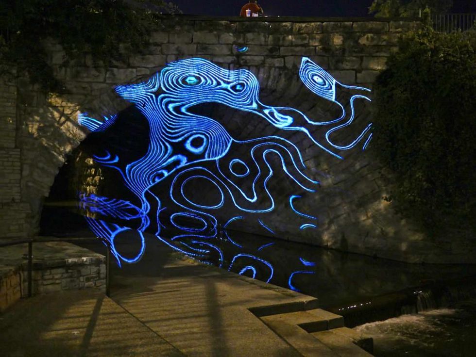 Waller Creek Show 2015 AT/x Luke Savisky 7th Street Bridge rendering 1