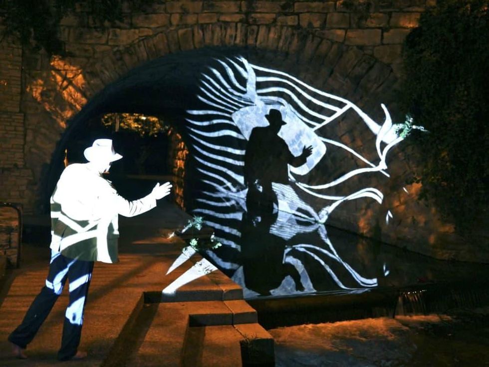 Waller Creek Show 2015 AT/x Luke Savisky 7th Street Bridge rendering 2