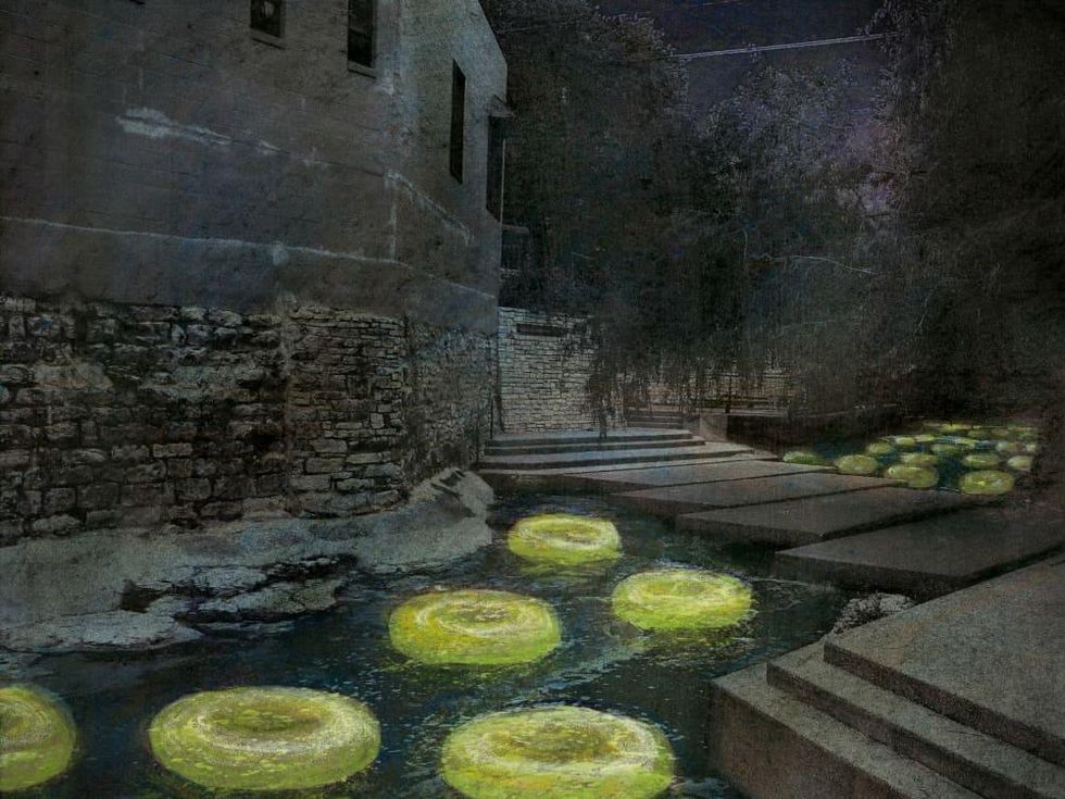 Waller Creek Show 2015 Floating the Waller Ten Eyck Landscape Architects rendering 2