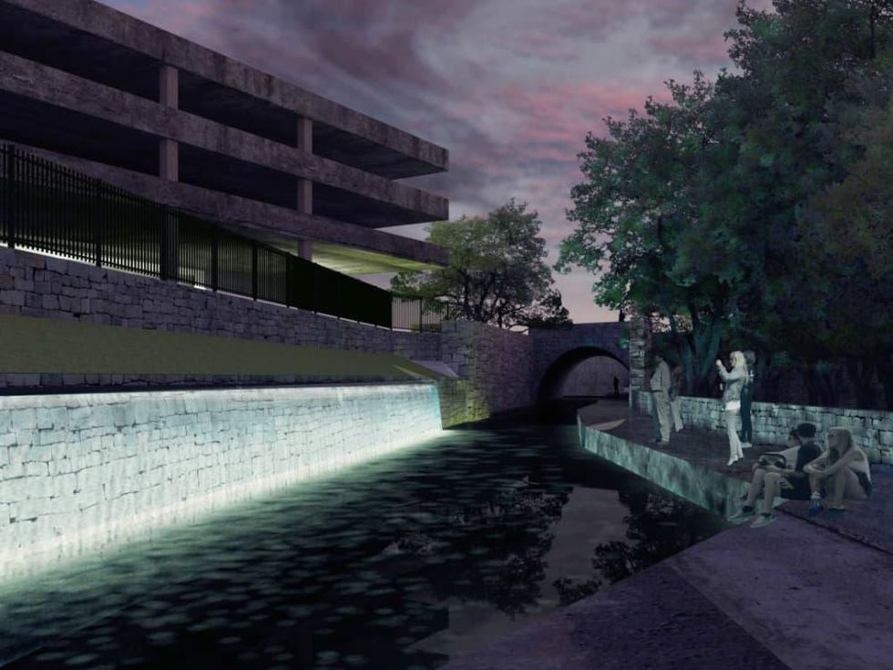 Waller Creek Show 2015 Volume Specht Harpman Architects rendering 1