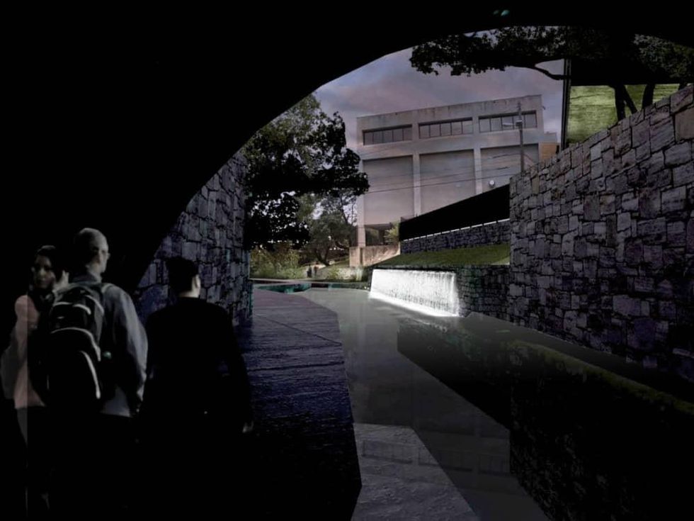 Waller Creek Show 2015 Volume Specht Harpman Architects rendering 2