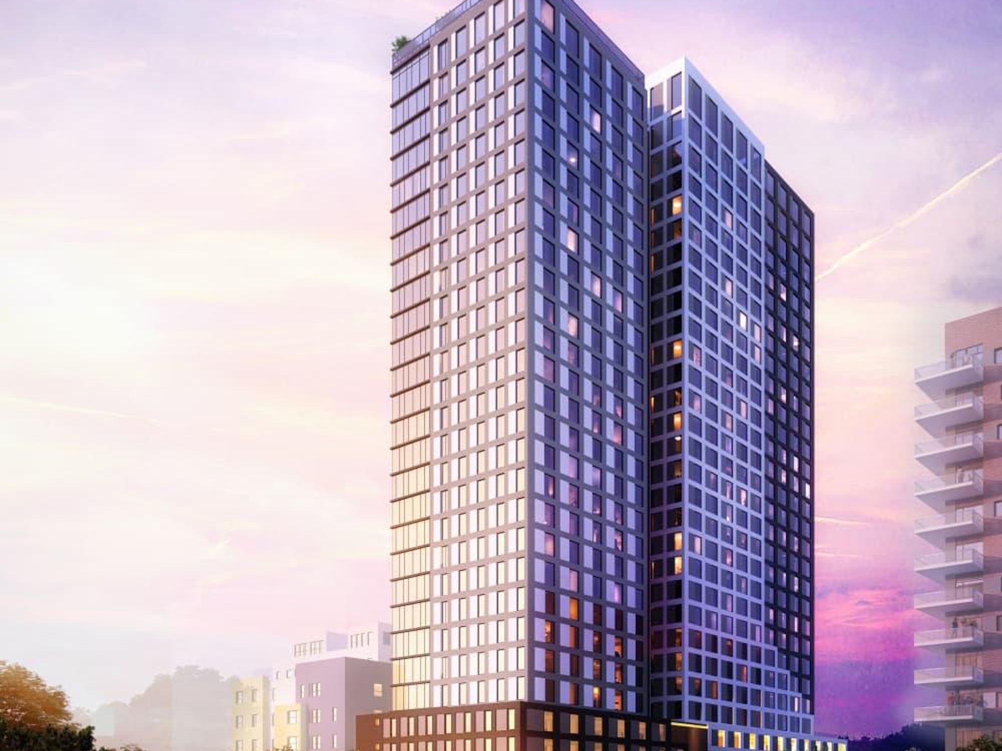 Waterloo high rise residential tower west campys