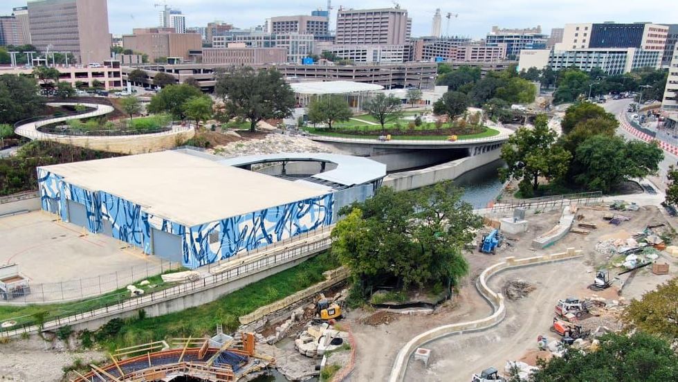 Waterloo Park Mural downtown Austin
