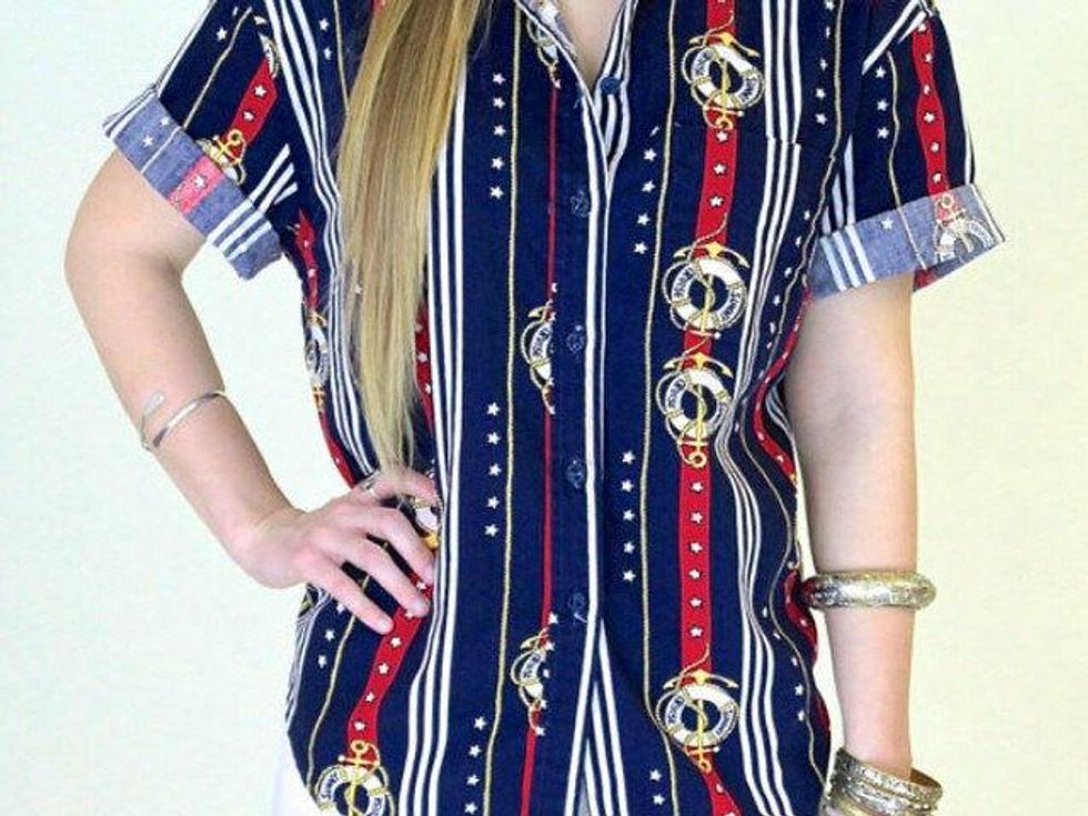 Wax + Wane Nautical Top