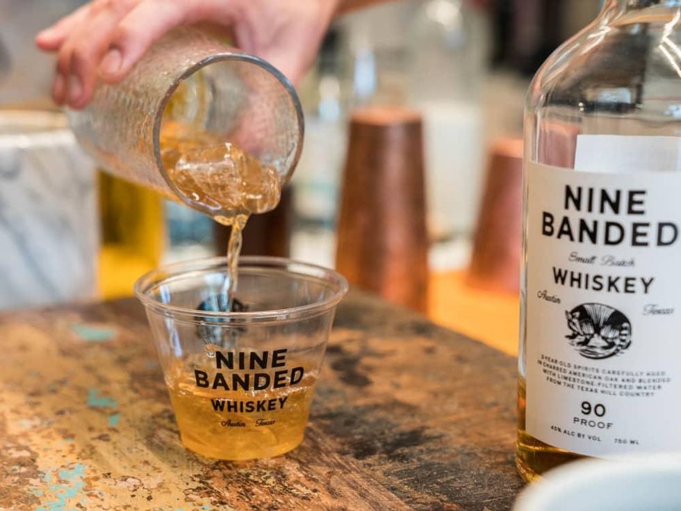 We Work Barton Springs Event Nine Banded Whiskey