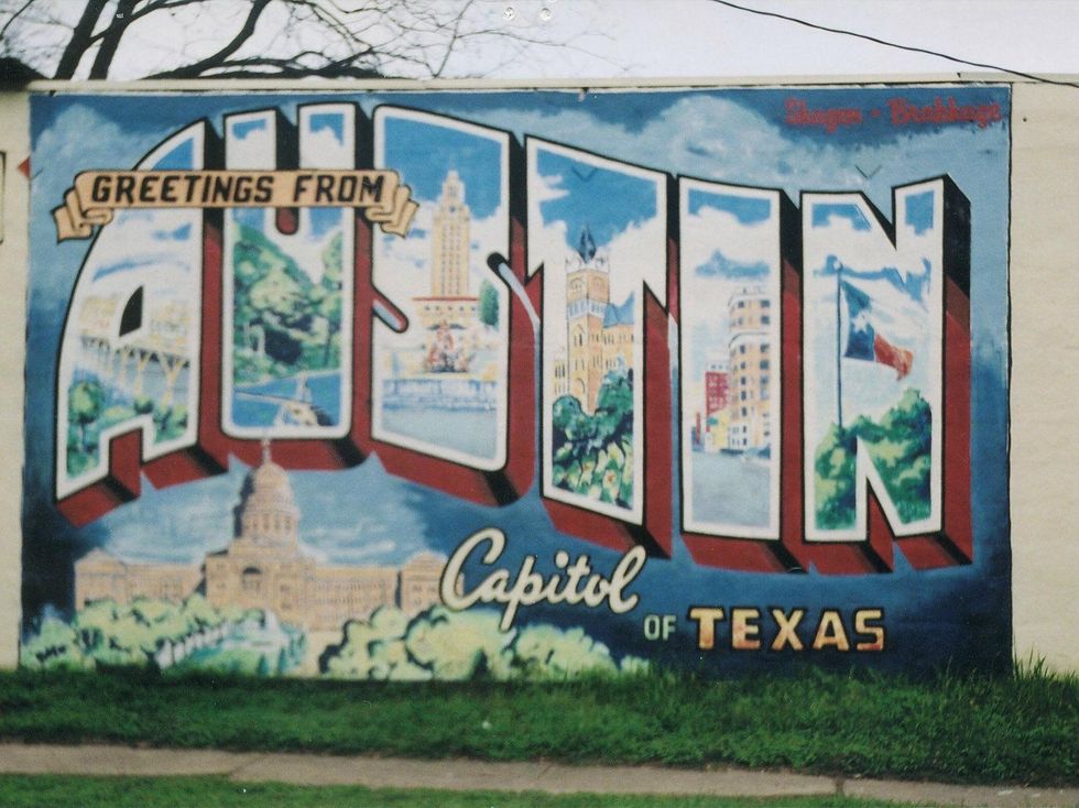 Welcome to Austin mural