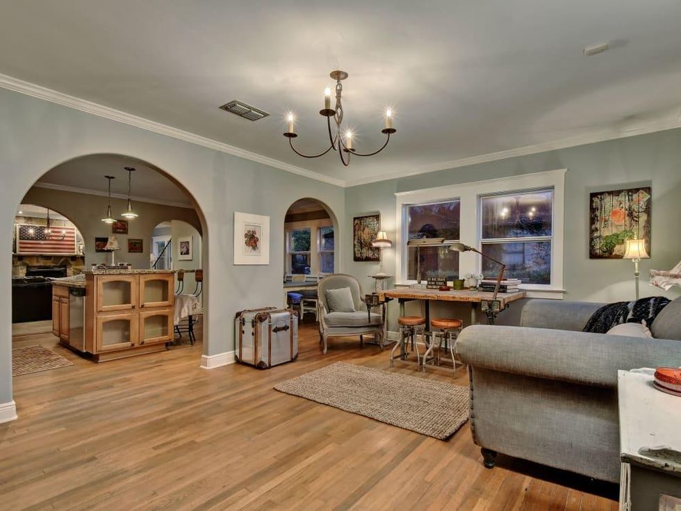 West Austin home house 2200 Sharon Lane formal living room