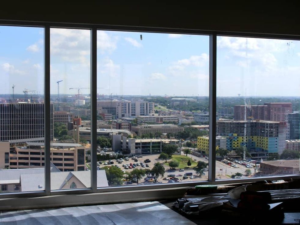 Westin Austin Downtown hotel fitness room gym view 2015