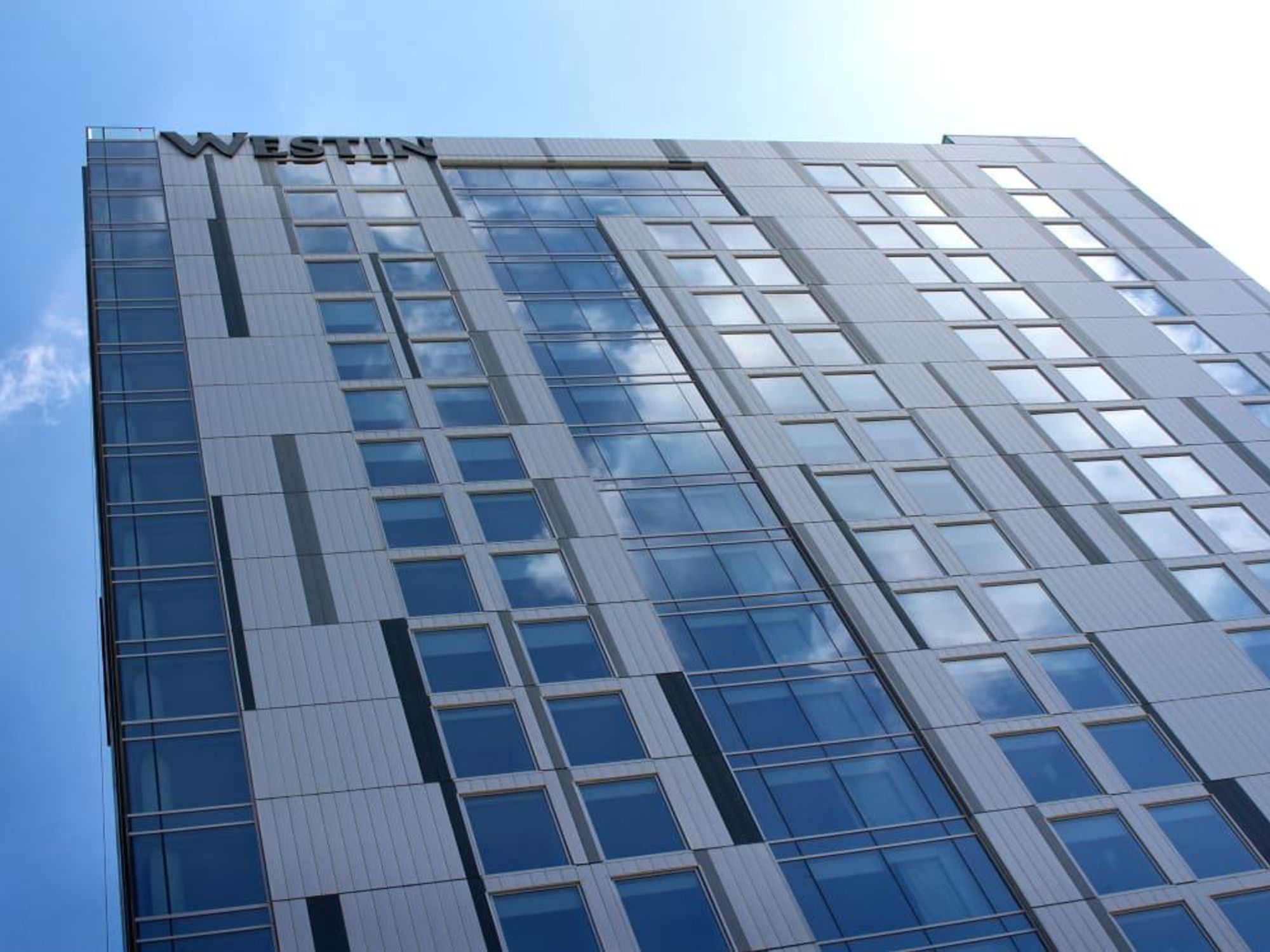 Westin Austin Downtown hotel front logo 2015