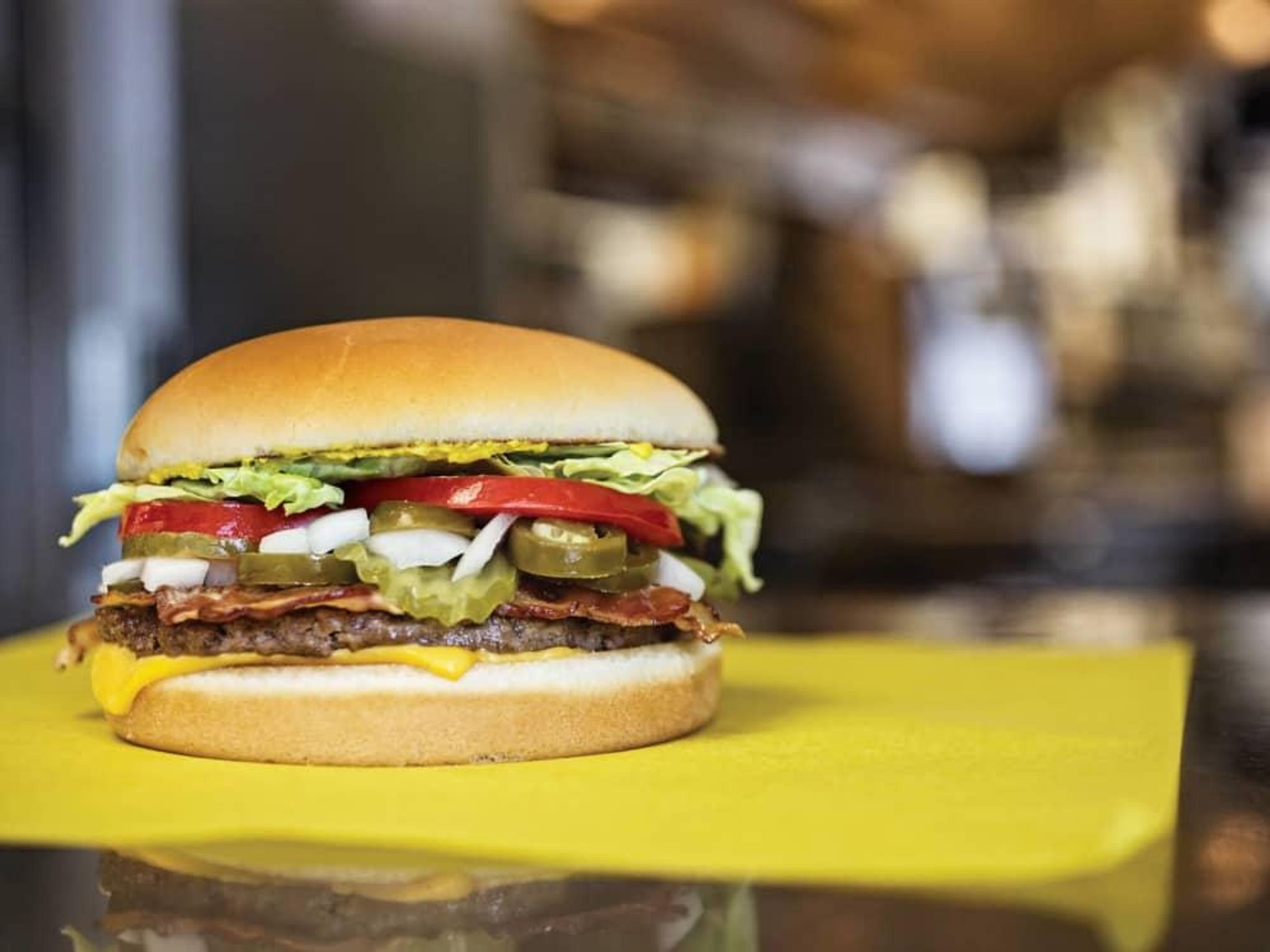 Whataburger bacon jalapeno cheeseburger