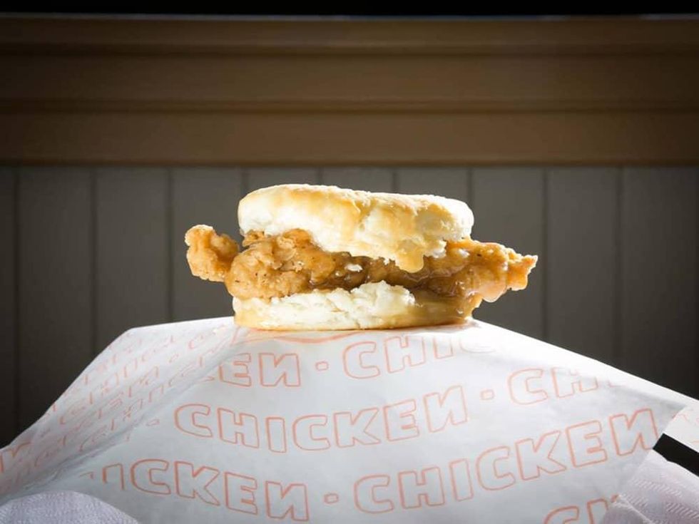 Replying to @biggz A Honey Butter Chicken Biscuit? For Breakfast