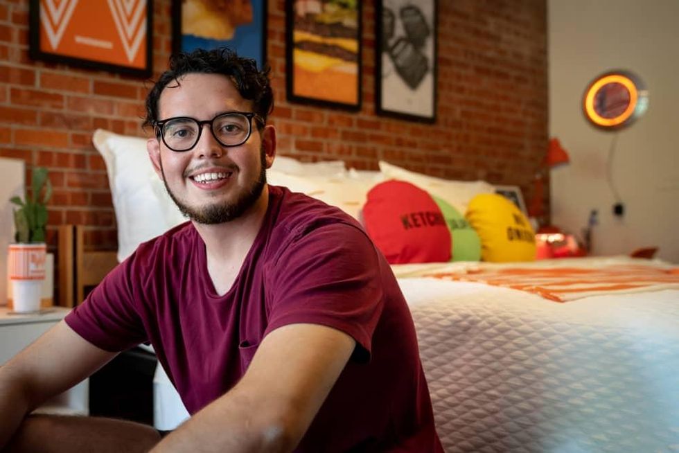 Whataburger dorm room Enrique Alcoreza