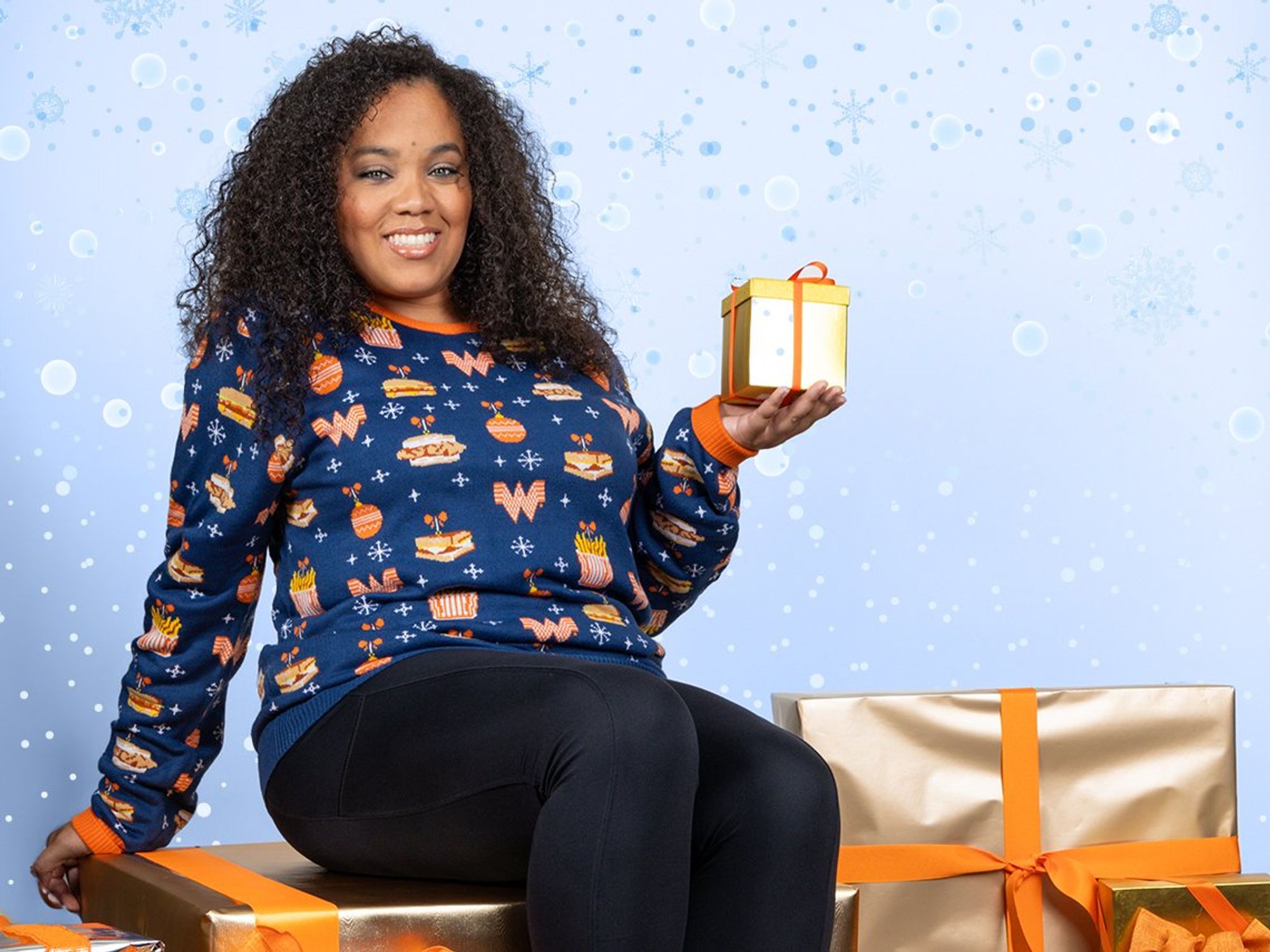 Whataburger holiday sweater