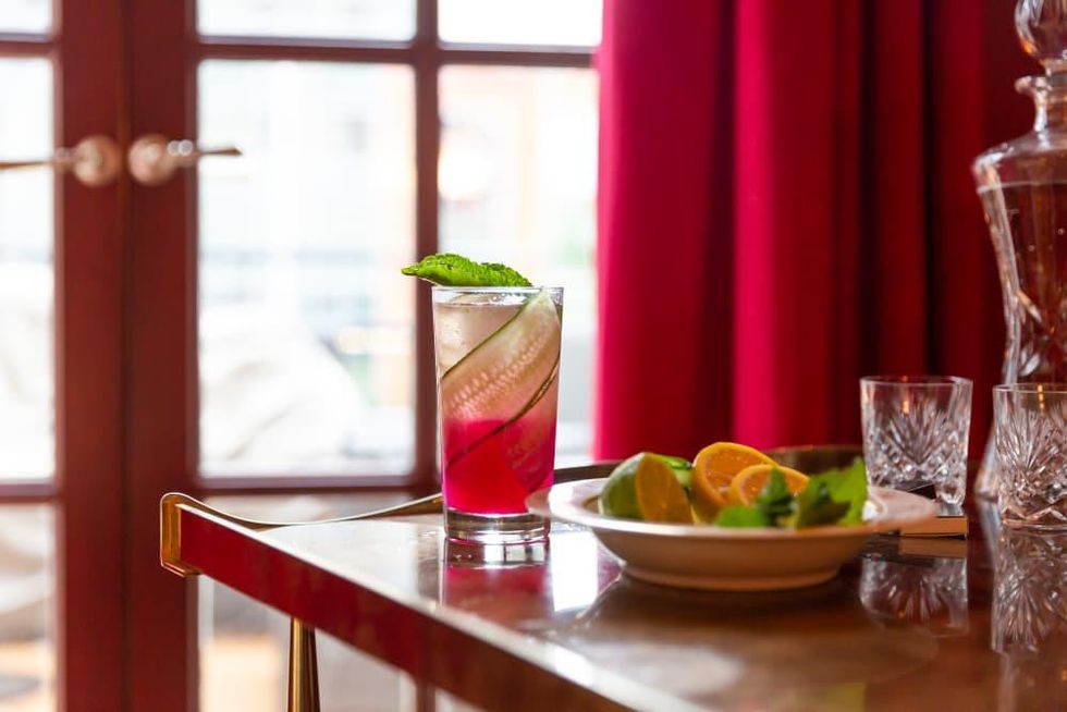 Whisper Room Austin bar cart