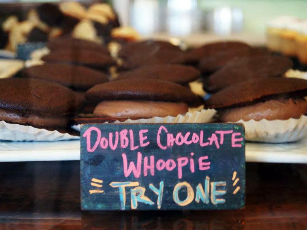 Whoopie pie at Two Fat Cats Bakery in Portland, Maine