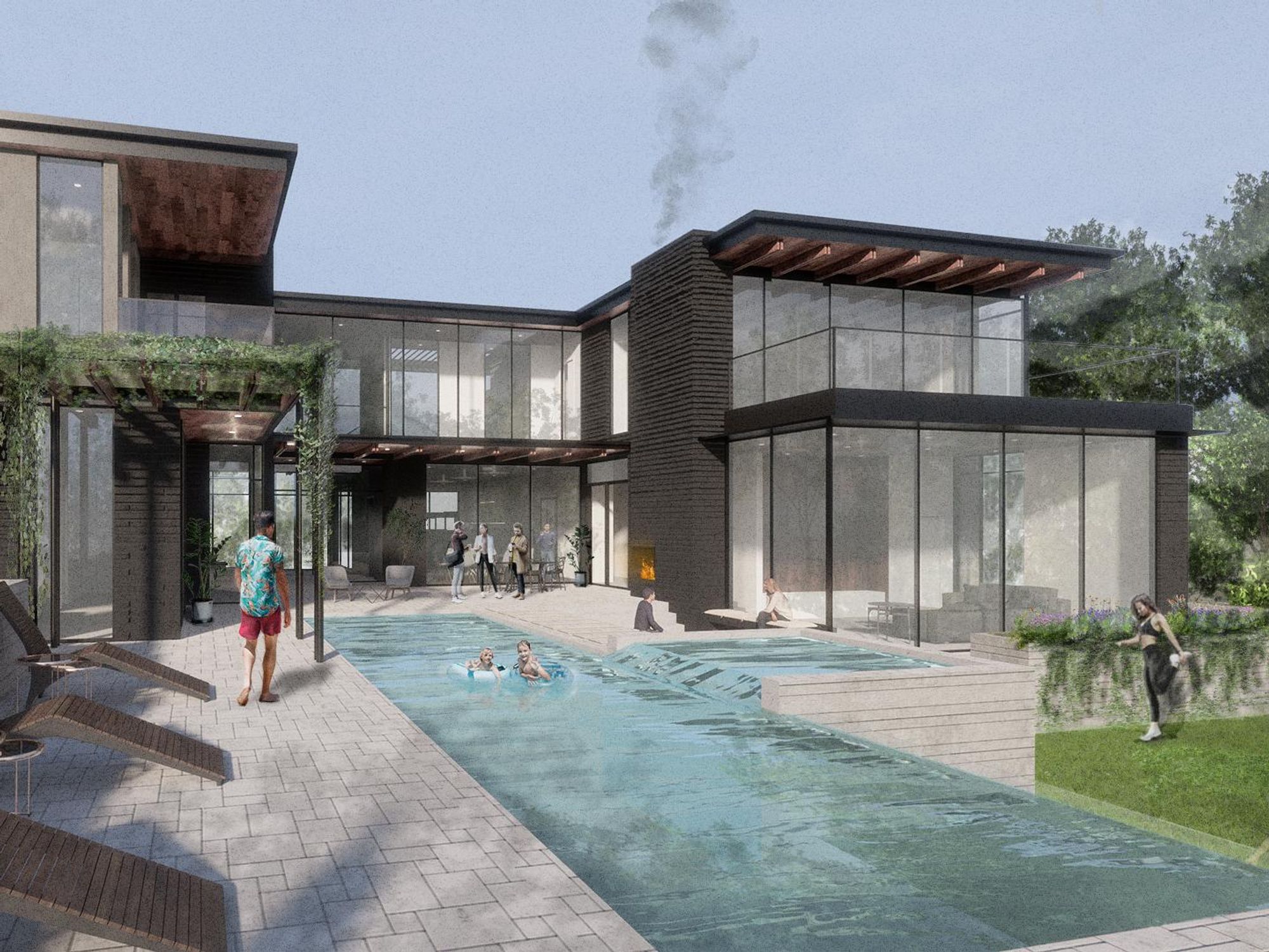 A new high-priced development is coming to West Lake Hills. Courtesy rendering, Kuper Sotheby's