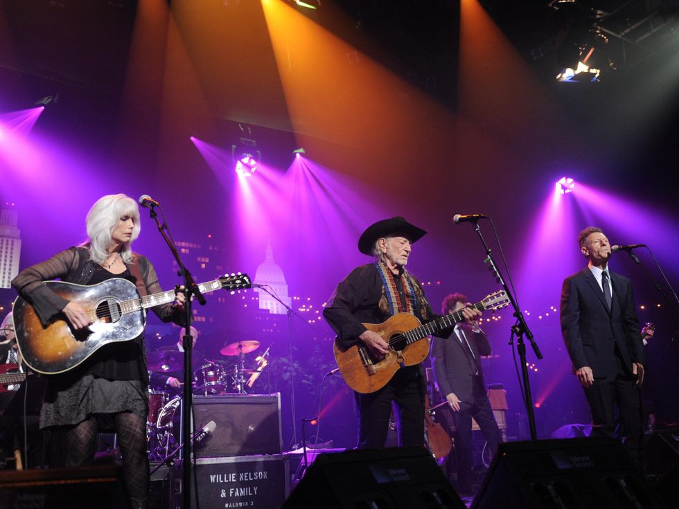 Willie Nelson, Emmylou Harris, Lyle Lovett