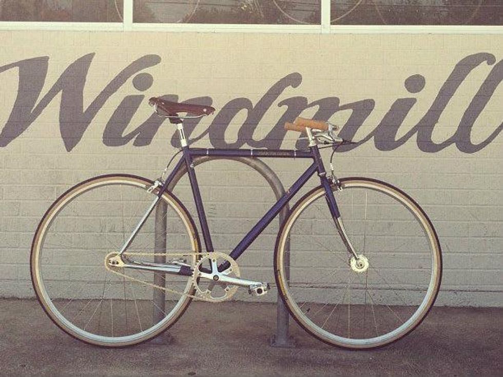 Windmill Bicycles entrance sign