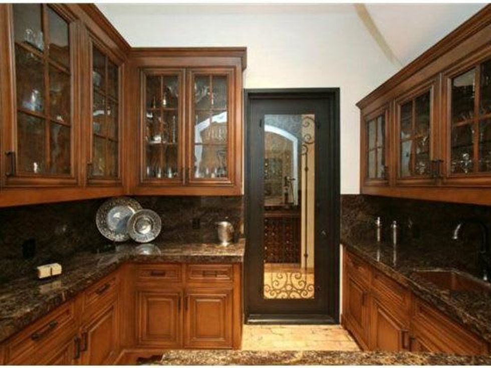 Wine room at 3801 Normandy Ave. in Dallas