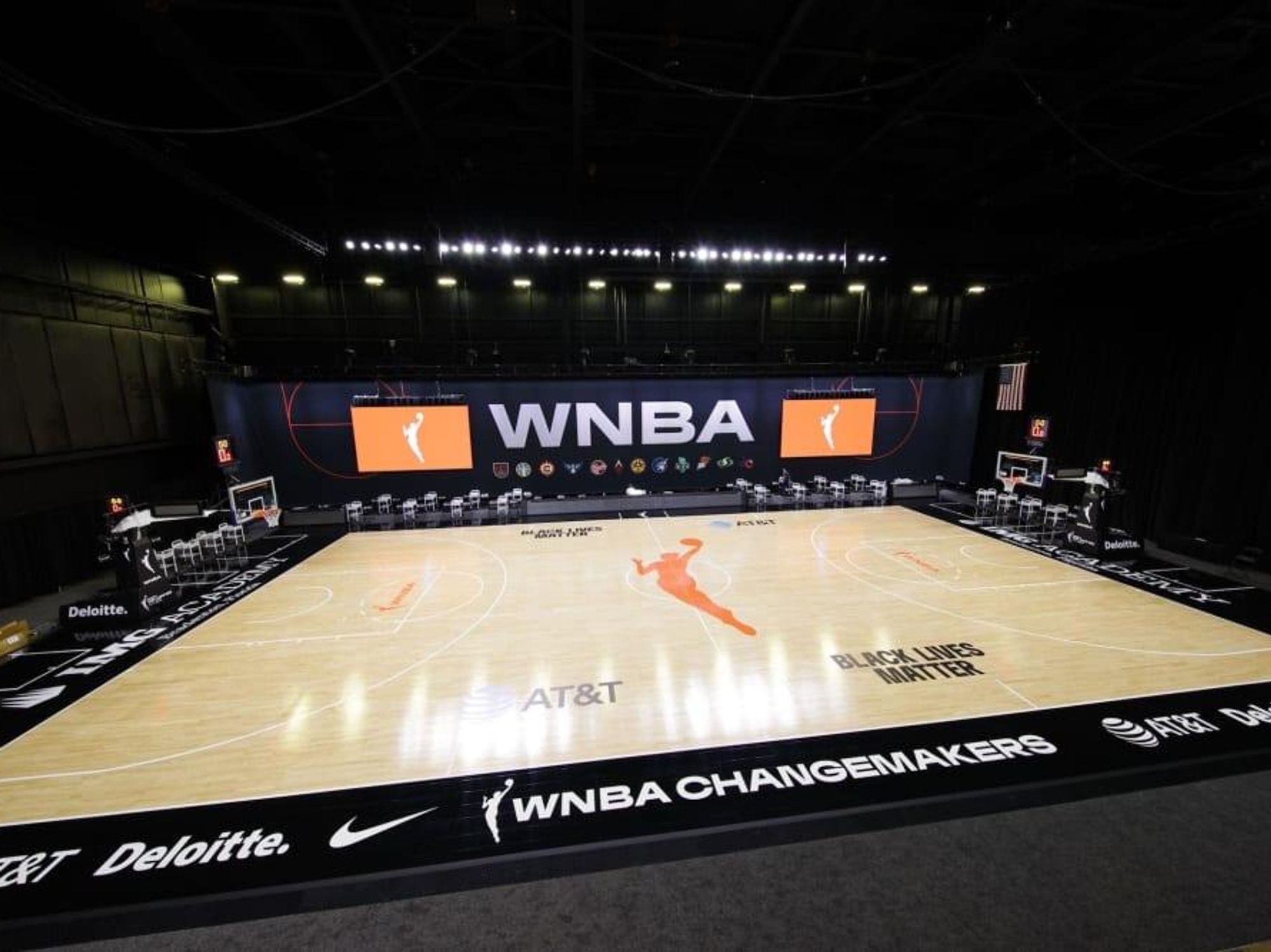 WNBA court