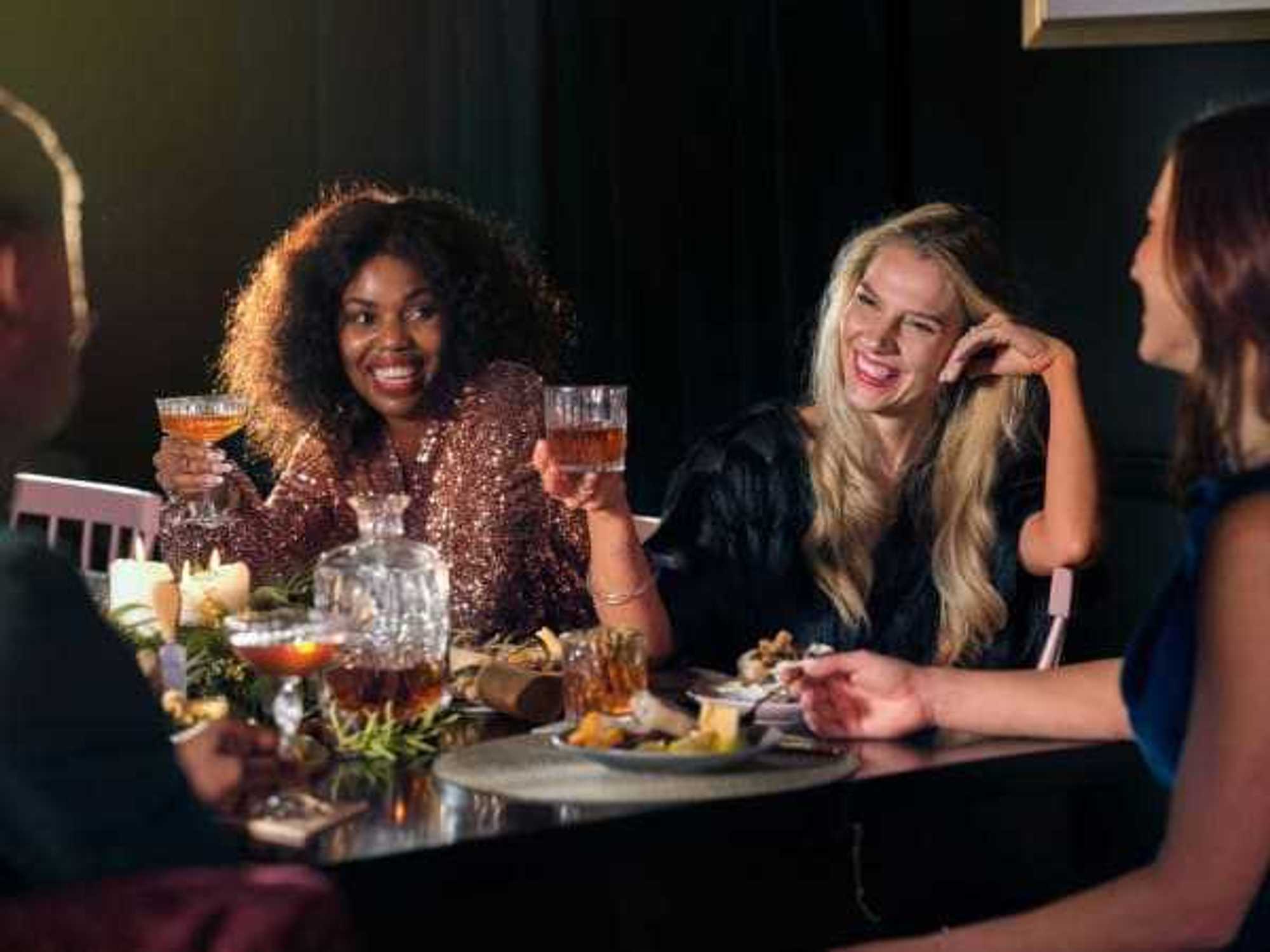 Women at dinner
