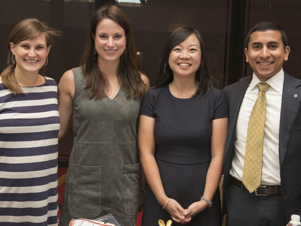 Women in Leadership luncheon LBJ Future Forum May 2016 Jamie Lipp Danielle Kasling Eunice Duong Omar Hossain