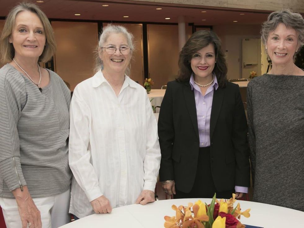 Women in Leadership luncheon LBJ Future Forum May 2016 Marilyn Talkington Joanne Richards Ana Jordan Jane Scroggs