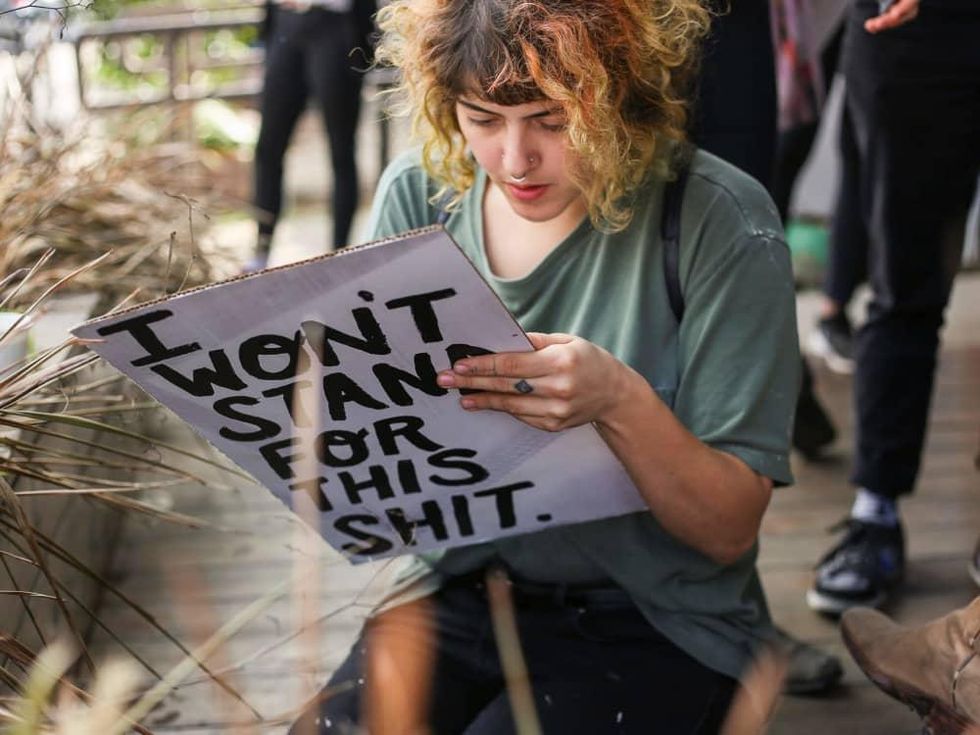 Women's March Austin Charm School Vintage
