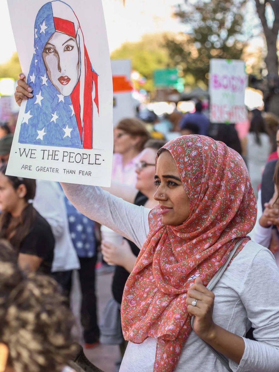 Women's March Austin Hareem Ahmad