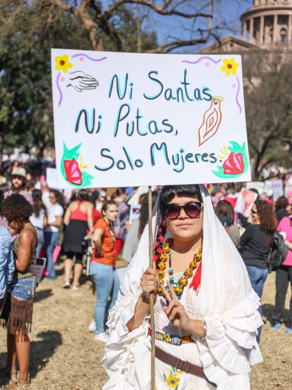 Women's March Austin Nia Aguillano