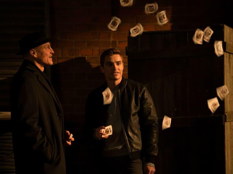 Woody Harrelson and Dave Franco in Now You See Me 2