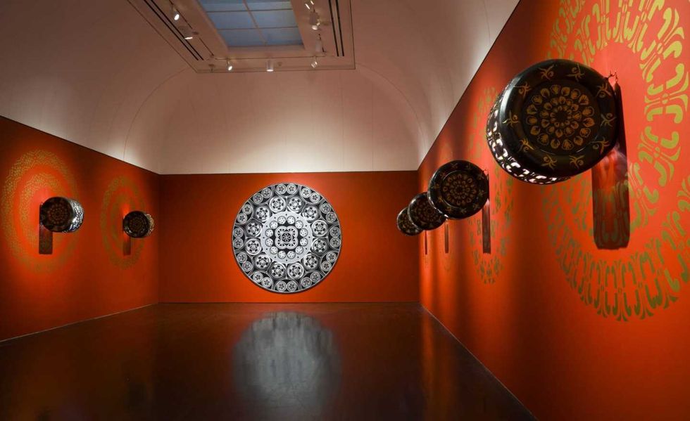 Work by Betsabe\u00e9 Romero in Al reverso de la pista