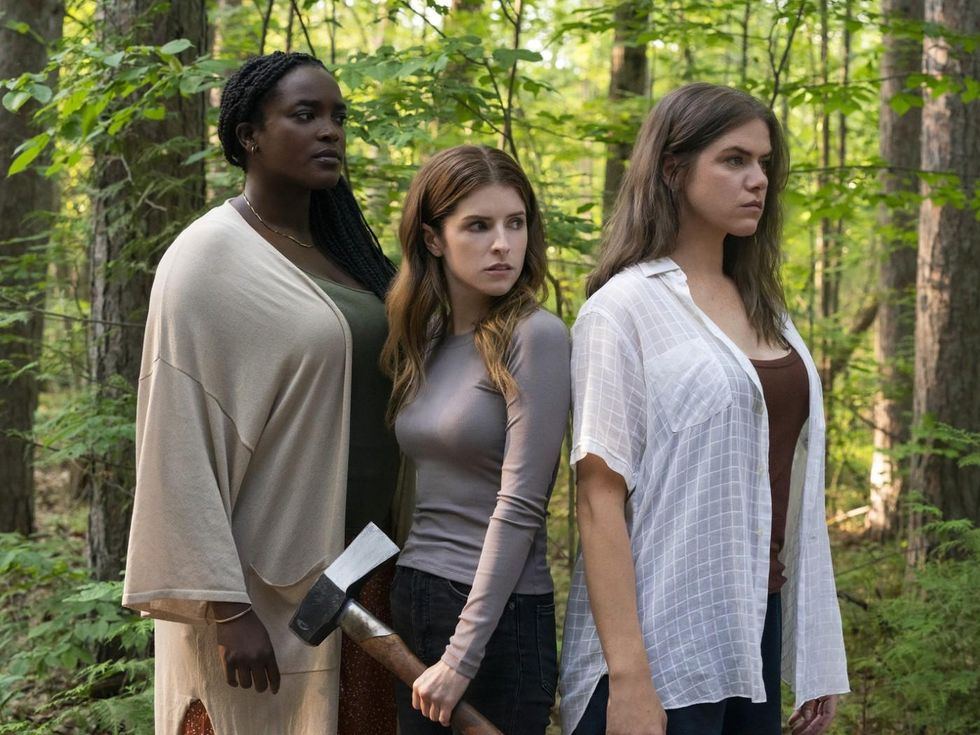 Wunmi Mosaku, Anna Kendrick, and Kaniehtiio Horn in Alice, Darling