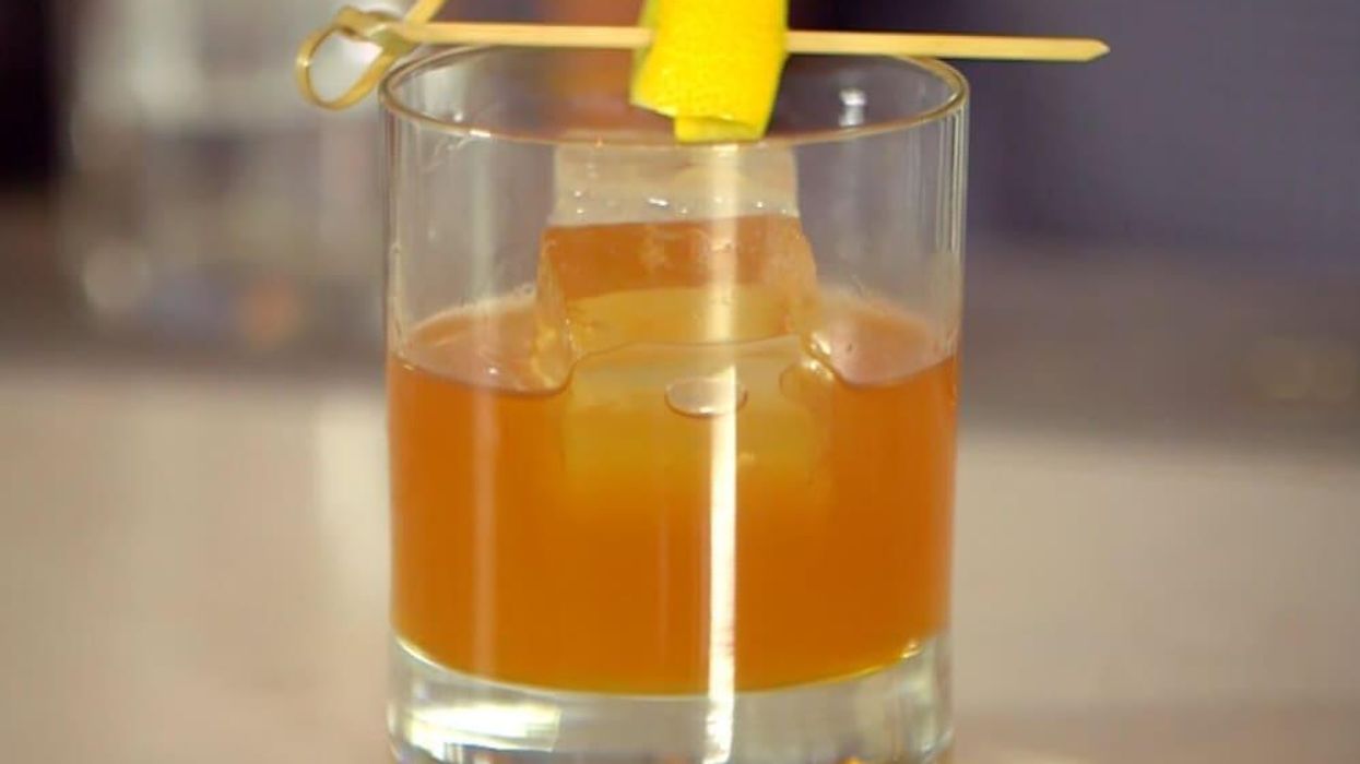 Yellow fever old fashioned from Austin bartender Ty Yi