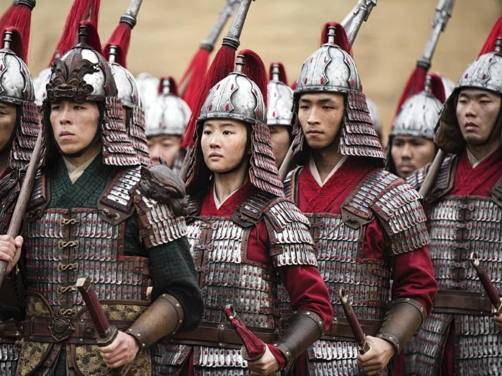 Yifei Liu and Yoson An in Mulan